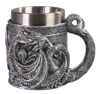 Silver Dragon Mug | GSC Imports