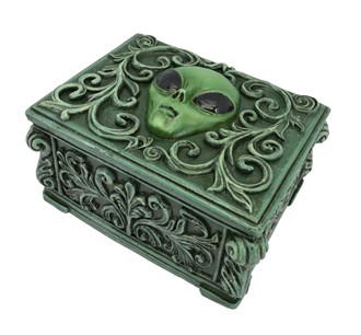 Green Alien Trinket Box | GSC Imports