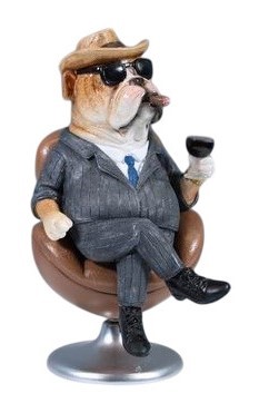 Gentleman Bulldog on Chair| GSC Import