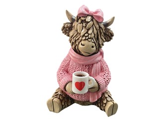 Highland Cow Holding Mug  | GSC Import