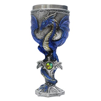 Dragon Goblet Blue with Gem | GSC Import