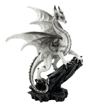 White Dragon on Rock | GSC Import