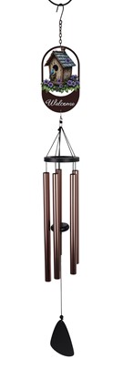 Welcome Birdhouse Wind Chime| GSC Import