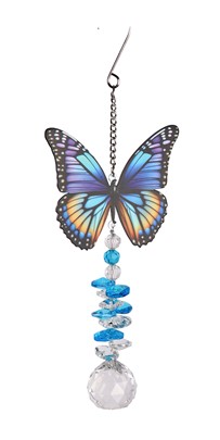 Ornament Butterfly Blue | GSC Import