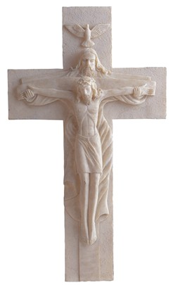15" White Atrio Crucifixion
