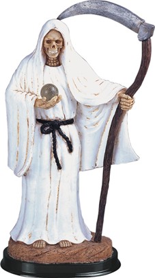 12" Santa Muerte White