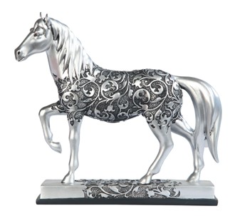 Decorative Silver Horse