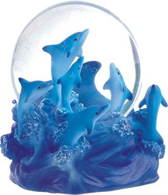 Snow Globe Dolphin