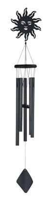 Black Sun Wood/Metal Wind Chime