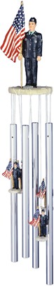 US Air Force US Flag Top Wind Chime