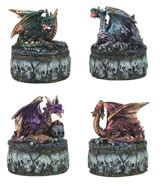 Mini Dragon/Skull Trinket Box