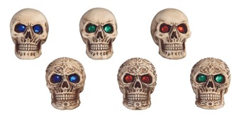 Mini Skull, 6 pc Set