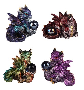 Dragon with Gem- 4pc Set