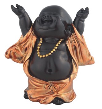 Little Buddhist Monk in Golden/Black