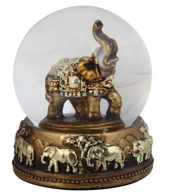 Thai Elephant Snow Globe