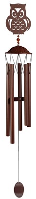 Metal Brown Owl Chime