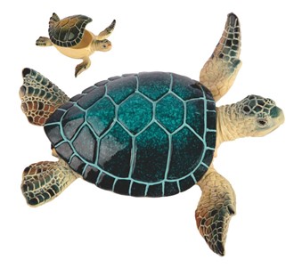 Blue Sea Turtle