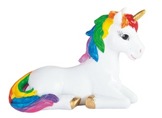 Unicorn with Rainbow Mane