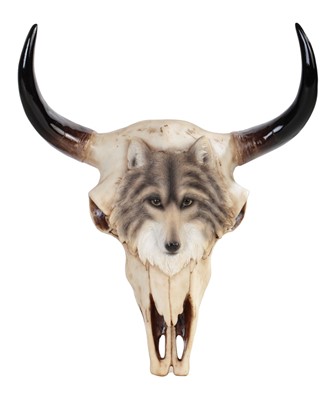 Buffalo Skull Wall Plaque