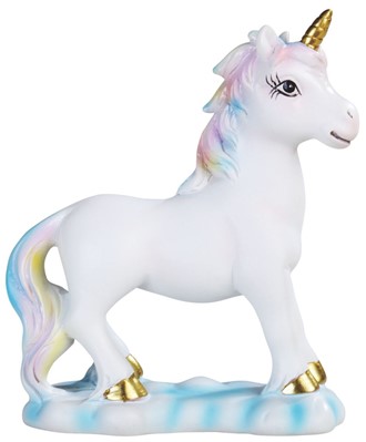 Lucite Unicorn with Rainbow Mane