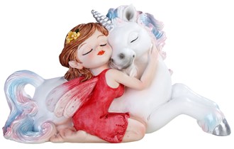 Fairy with Cute Unicorn
