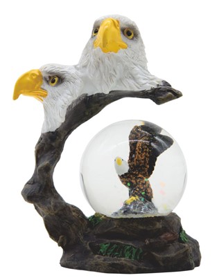 Eagle Snow Globe