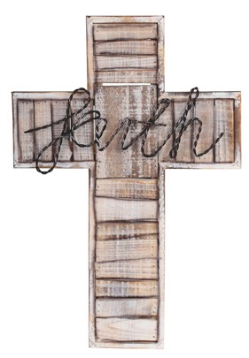 Decorative Wooden Cross-Faith