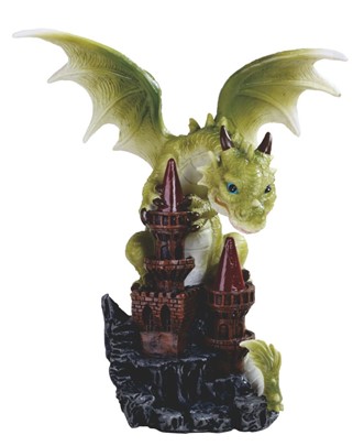 Cute Dragon on Castle