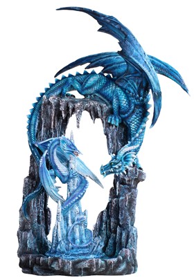 Large-scale Blue Dragon in Dragon Cave