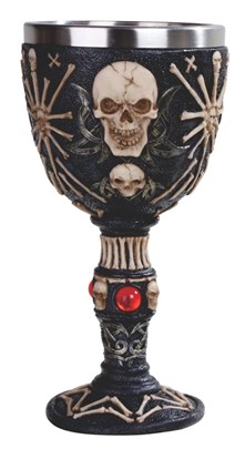 Skull Goblet with Gems