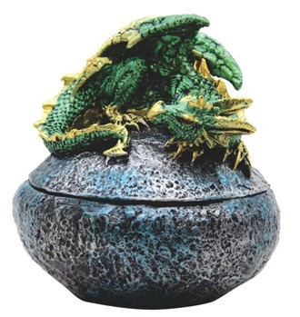 Green Dragon Trinket Box
