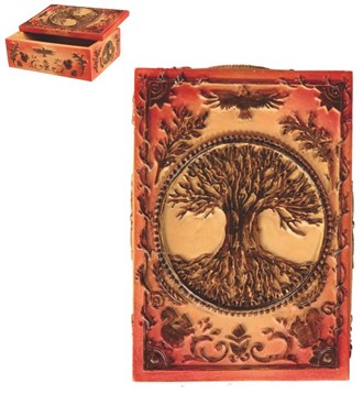 Tree of Life - Brown Trinket Box-