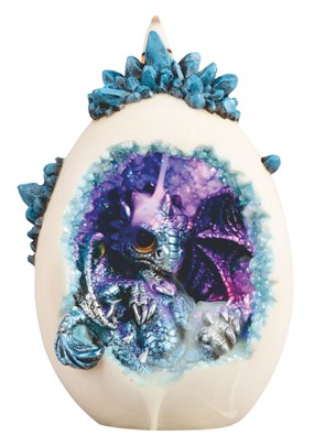 LED Backflow-Blue Dragon in Egg Shell