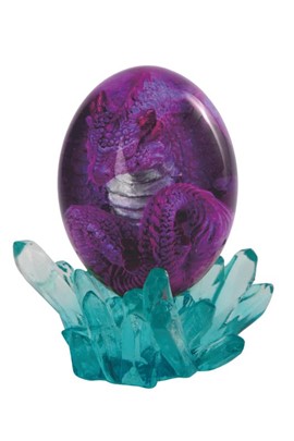 Pupple Dragon in Arcylic Egg