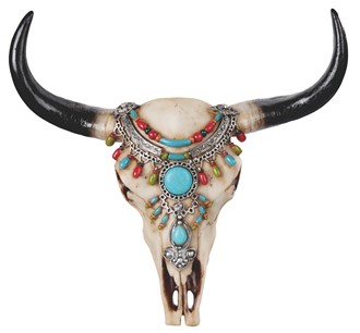 Buffalo Skull Wall Decoration