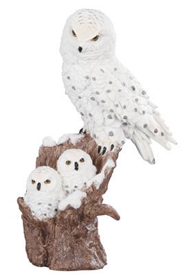 Owl Snow with Babies