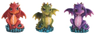 3 Wise Cute Dragons set