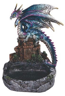 Dragon on Castle Dish
