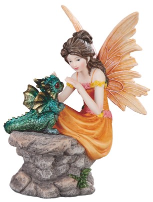 Fairy with Baby Dragon