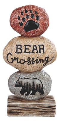 Bear onStone 8"H