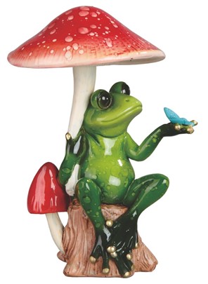 Frog with Mushroom