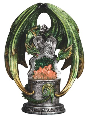 Dragon with Treasure Box & LED