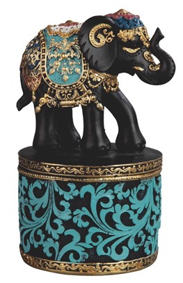 Thai Elephant Trinket Box