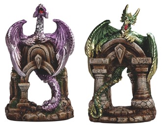 Dragon on Pillar Set