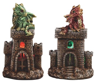 LED Dragon Red/Green on Castle Set