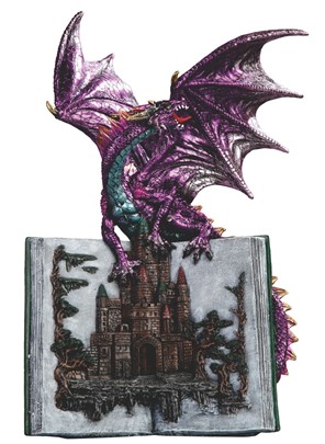 Dragon Purple with Book Castle
