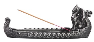 Dragon on Boat Incense Burner