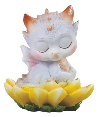 Cute Dragon on Lotus