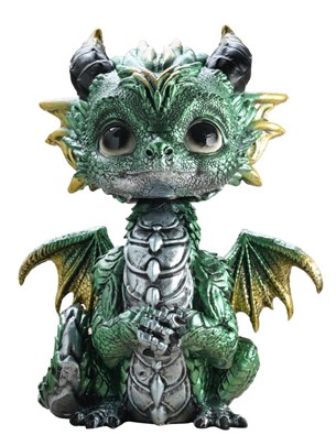 Dragon Green Bobble Head