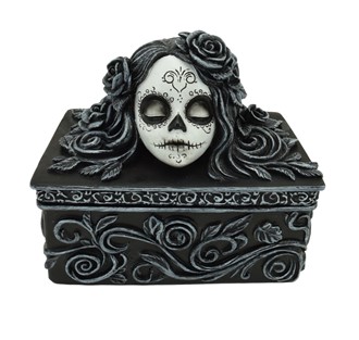 Sugar Skull Trinket Box